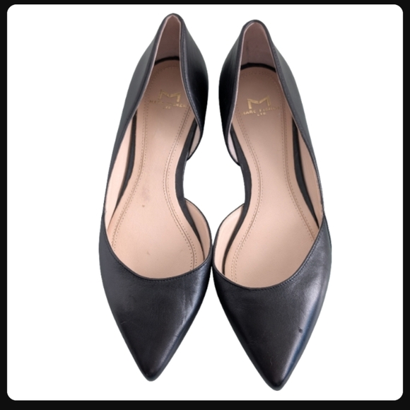 Marc Fisher LTD Sunny D'Orsay Pointed Toe Leather Flats Size 5 - Picture 14 of 15
